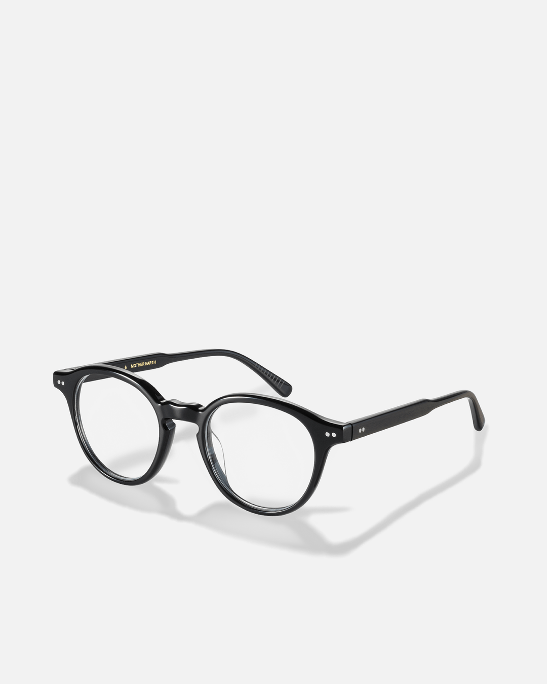 KIWI Bio-Acetate Round Frame Sunglasses for Men & Women | Black | Sunnies Collection | OLLU