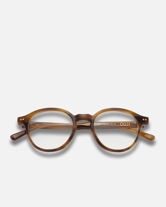 KIWI Bio-Acetate Round Frame Sunglasses for Men & Women | Earth | Sunnies Collection | OLLU