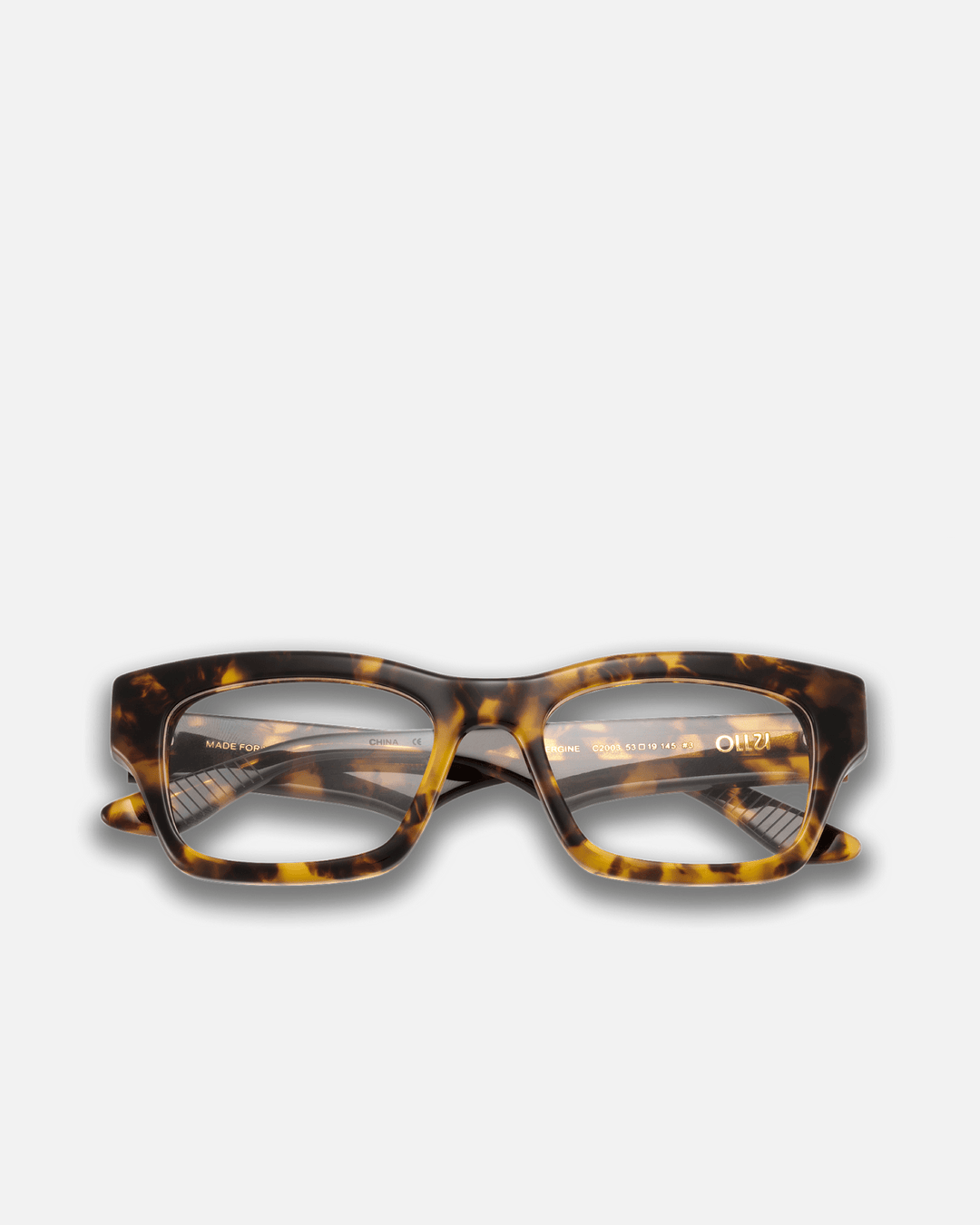 AUBERGINE Bio-Acetate Wayfarer Frame Sunglasses for Men & Women | Honey Speckle | Sunnies Collection | OLLU