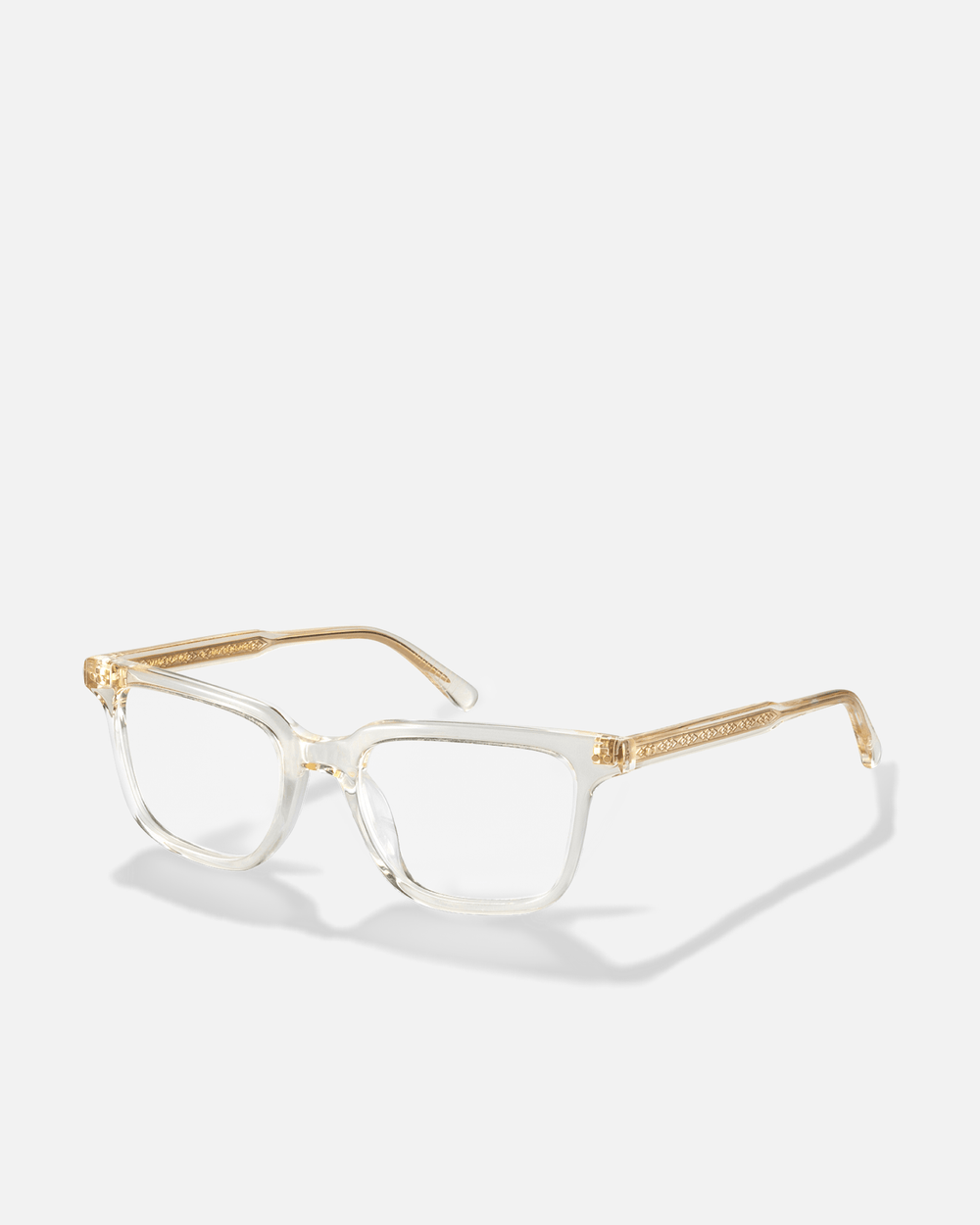 PEPINO Bio-Acetate Square Frame Sunglasses for Men & Women | Champagne | Sunnies Collection | OLLU