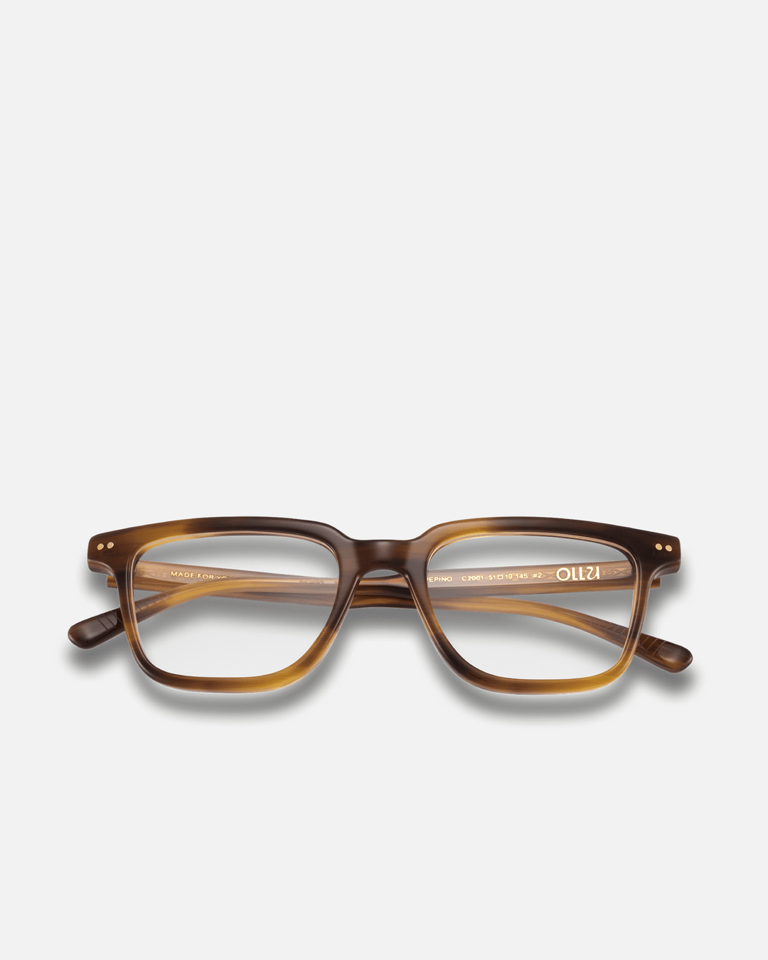 PEPINO Bio-Acetate Square Frame Sunglasses for Men & Women | Earth | Sunnies Collection | OLLU