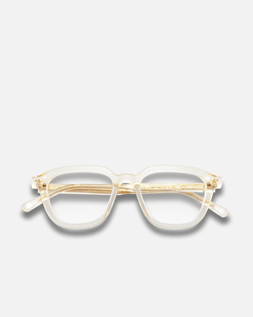 YUZU Bio-Acetate Wayfarer Frame Sunglasses for Men & Women | Champagne | Sunnies Collection | OLLU