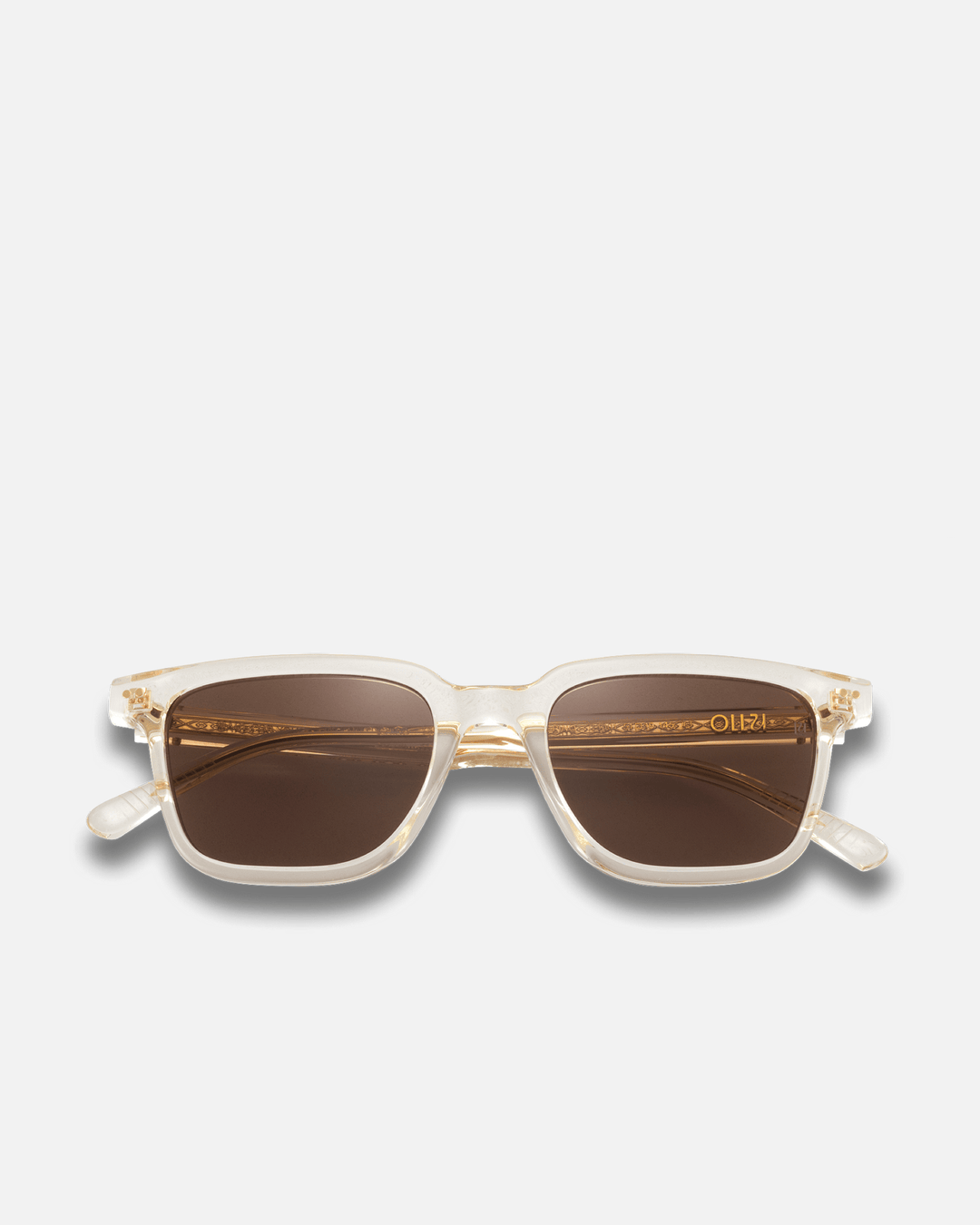 PEPINO Bio-Acetate Square Frame Sunglasses for Men & Women | Champagne | Sunnies Collection | OLLU