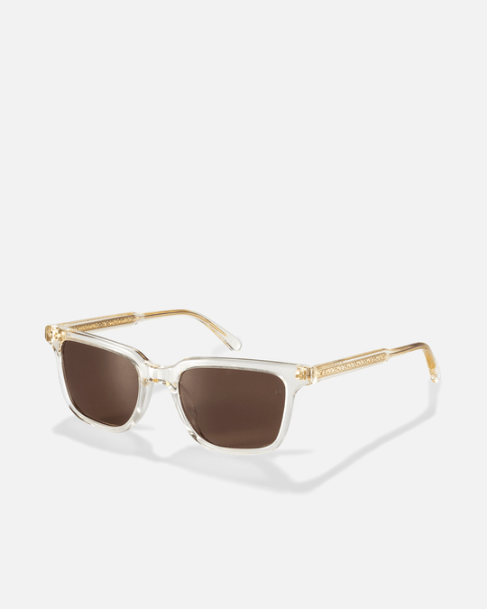 PEPINO Bio-Acetate Square Frame Sunglasses for Men & Women | Champagne | Sunnies Collection | OLLU