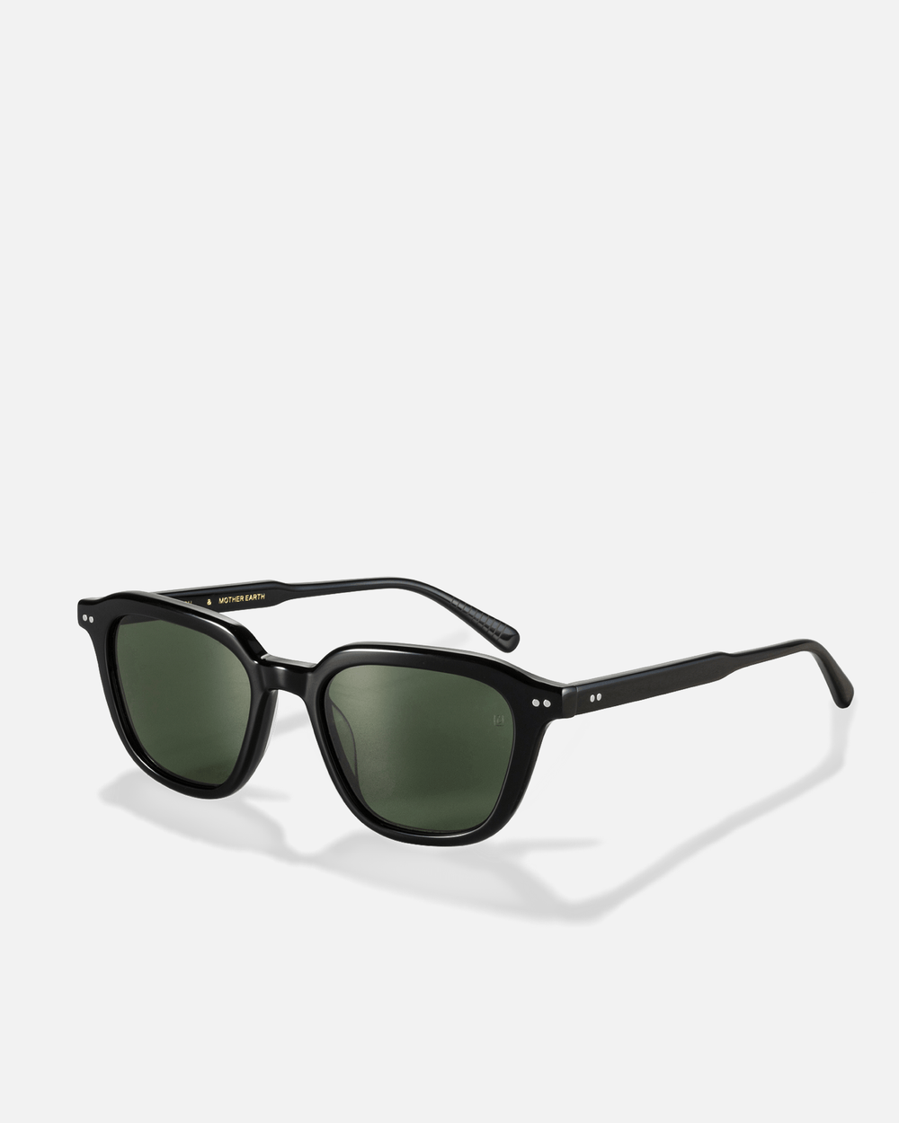 YUZU Bio-Acetate Wayfarer Frame Sunglasses for Men & Women | Black | Sunnies Collection | OLLU