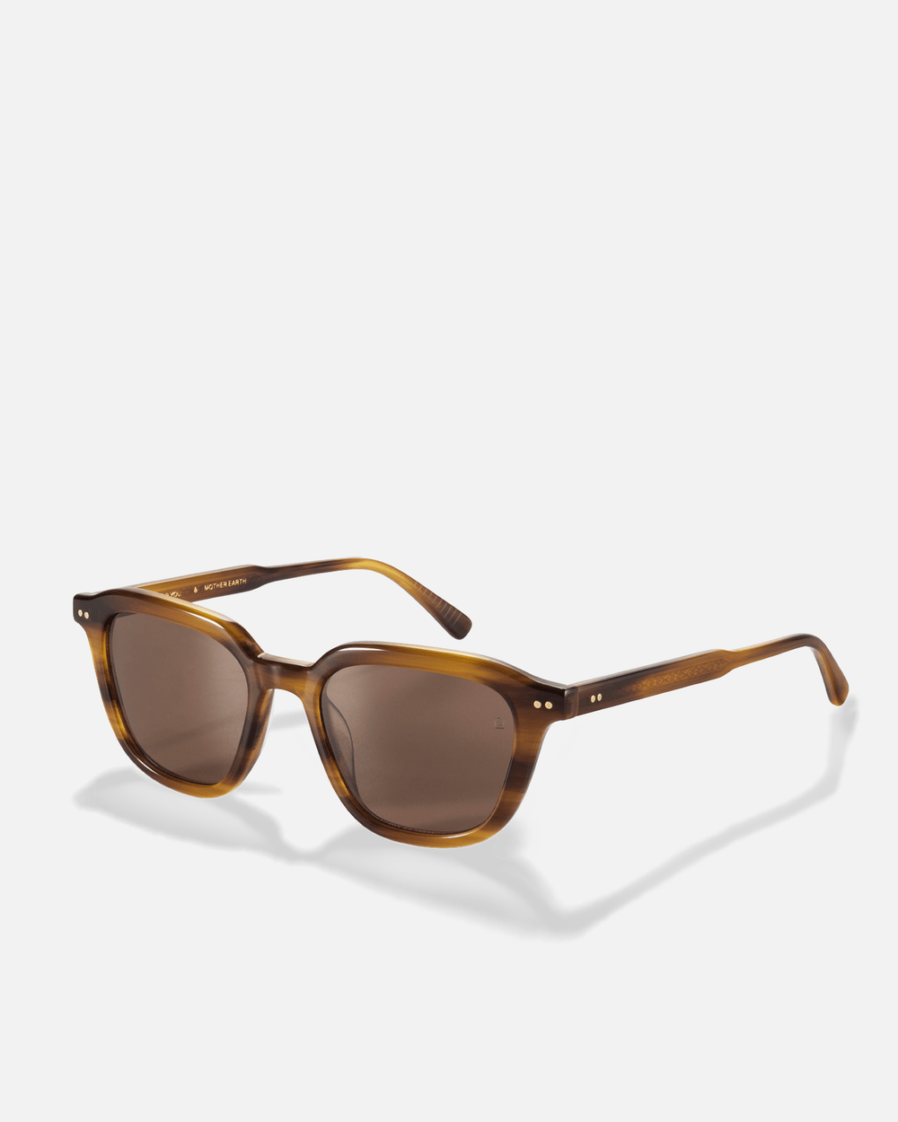 YUZU Bio-Acetate Wayfarer Frame Sunglasses for Men & Women | Earth | Sunnies Collection | OLLU